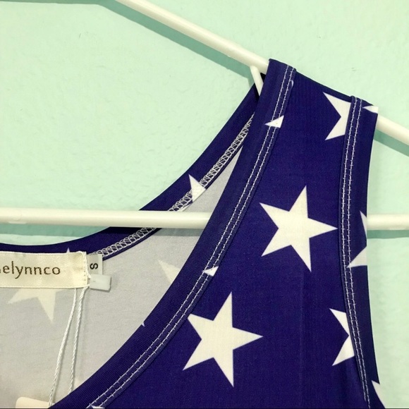 🎉 NWT Beautiful Patriotic Dress Size Small - Picture 6 of 7